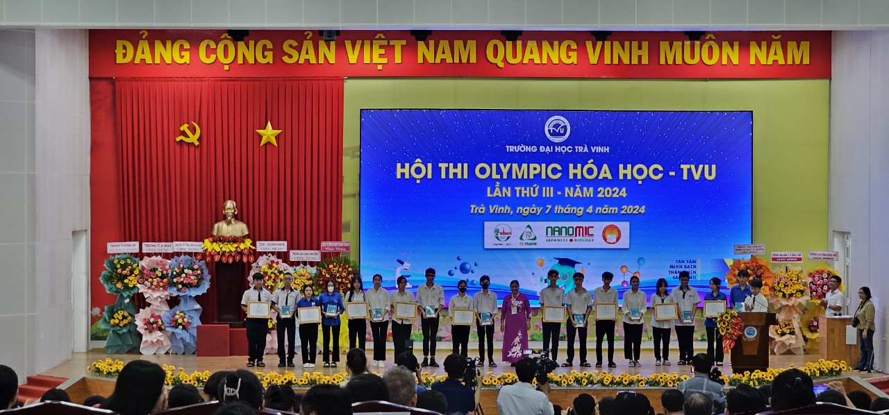 Trường THPT thành phố Sóc Trăng tham gia Hội thi Olympic Hóa học TVU lần thứ III năm 2024